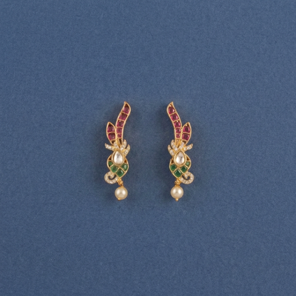 MULTICOLOR AMELIA EARCUFF EARRINGS