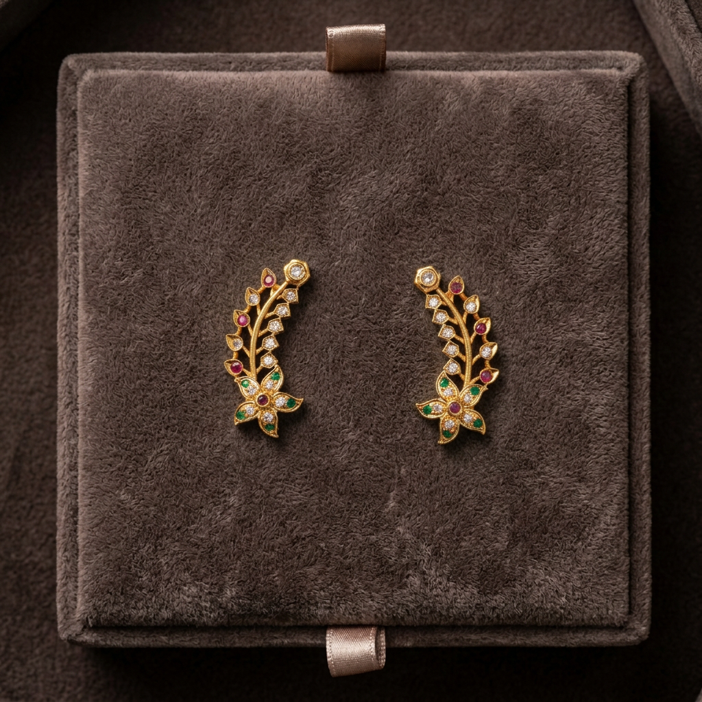 MULRICOLOR ANJALI EARCUFF EARRINGS