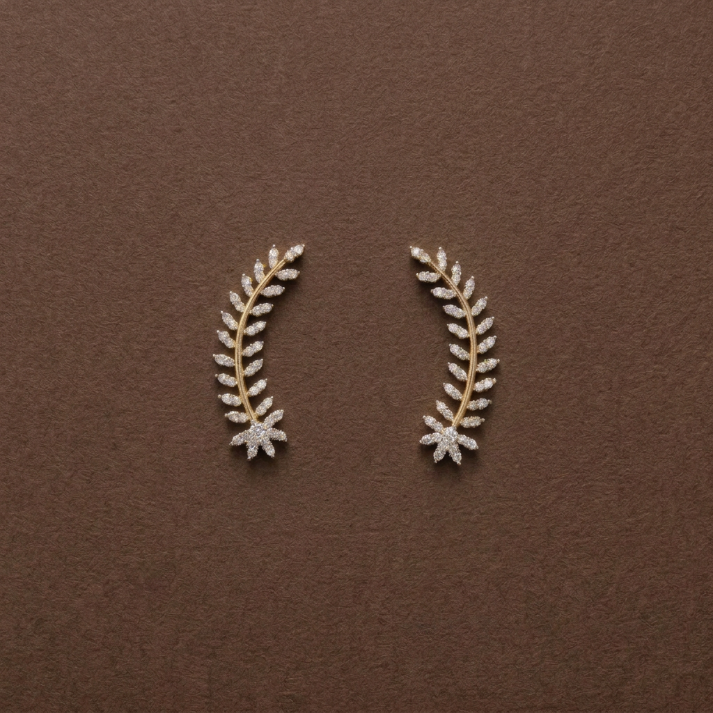 DIAMOND TARA EARCUFF EARRINGS