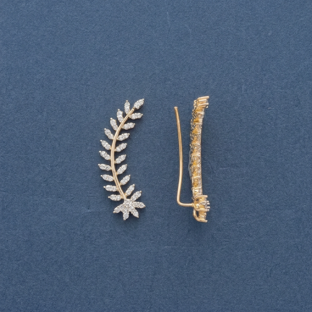DIAMOND TARA EARCUFF EARRINGS
