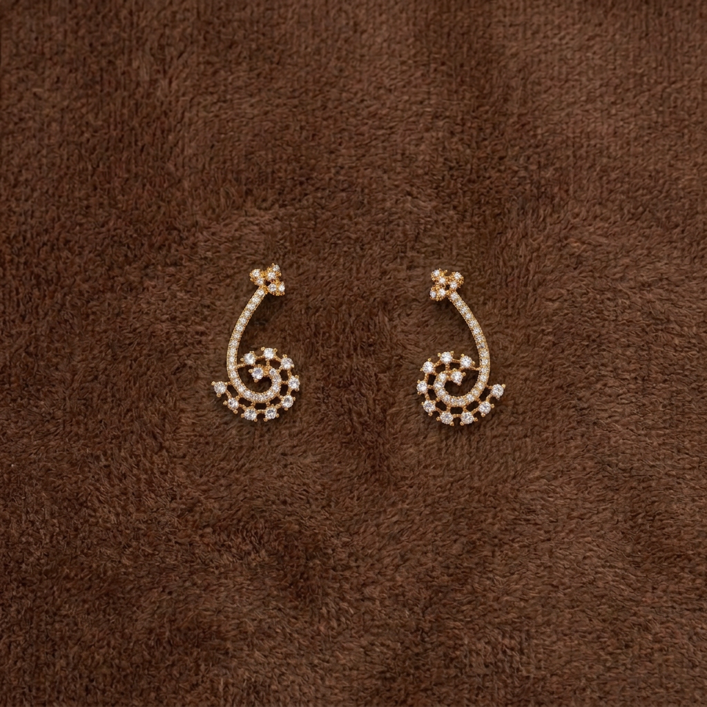 DIAMOND AARAL EARCUFF EARRINGS