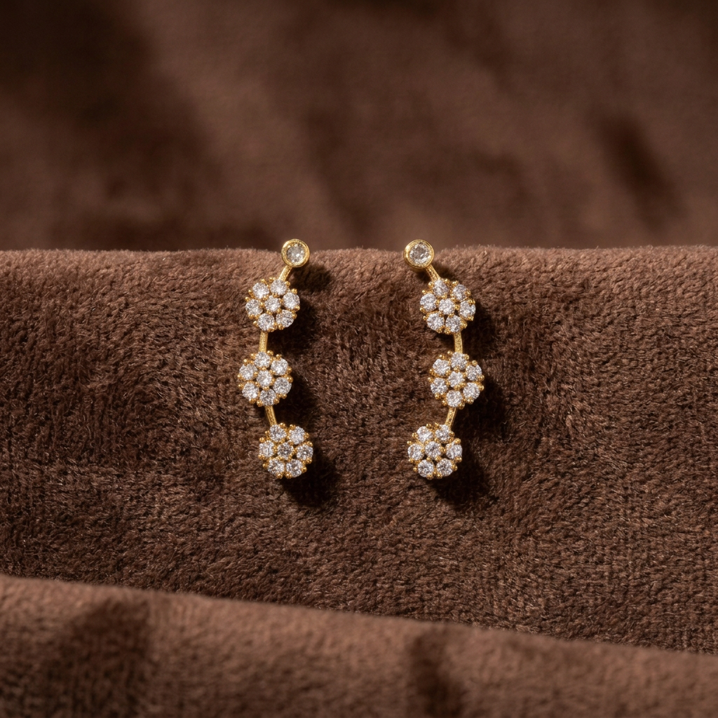 DIAMOND AYUSH EARCUFF EARRINGS