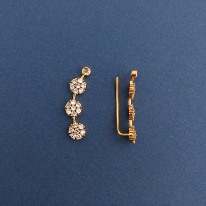 DIAMOND AYUSH EARCUFF EARRINGS