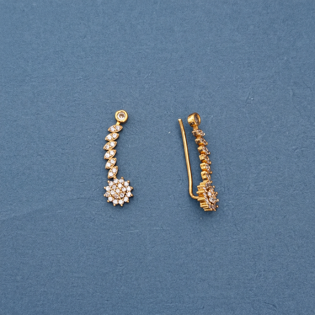 DIAMOND DHANU EARCUFF EARRINGS
