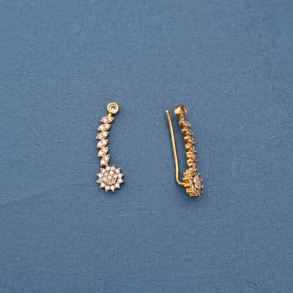 DIAMOND DHANU EARCUFF EARRINGS