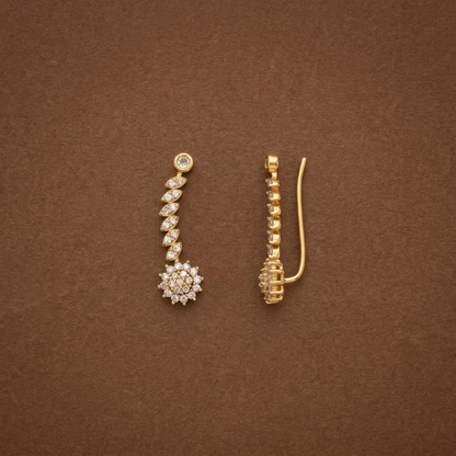 DIAMOND DHANU EARCUFF EARRINGS