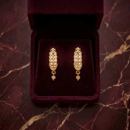 DIAMOND JAMILA STUD EARRINGS