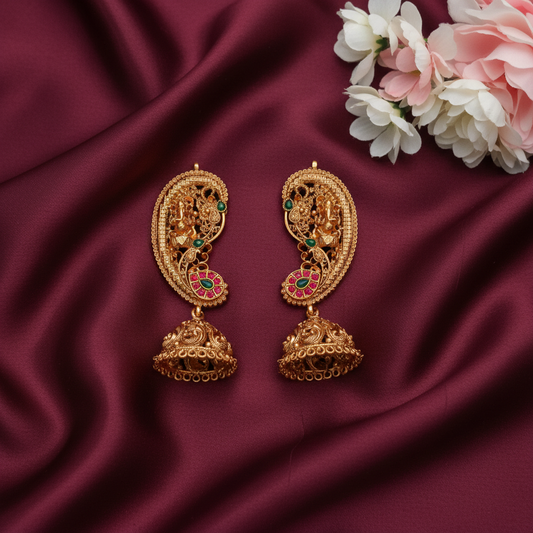 GOLDEN NEELA EARCUFF EARRINGS