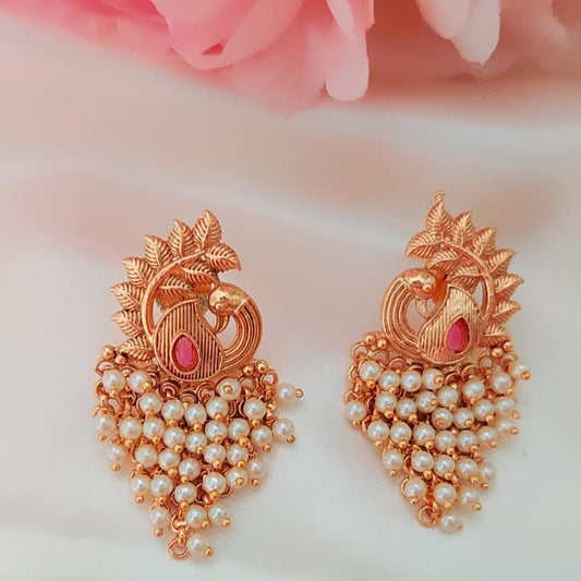 GOLDEN IHIMA TEMPLE EARRINGS