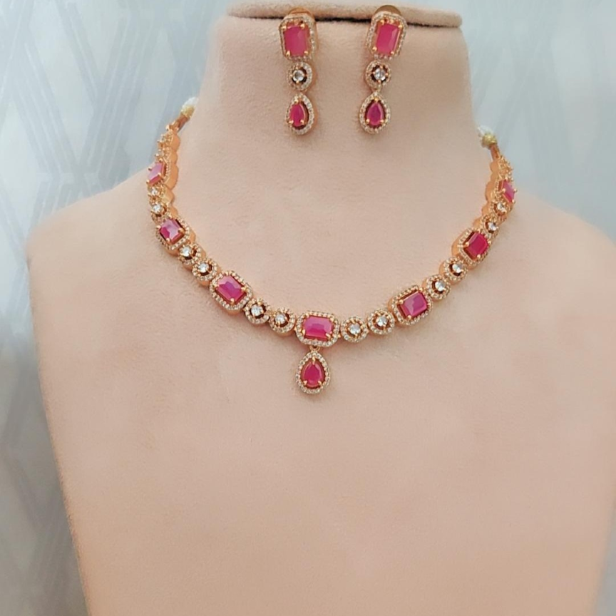 RUBY LALIKA ZIRCONIA JEWELLERY SET