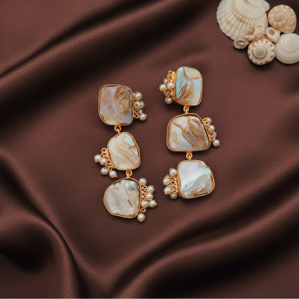ARAMBOL PEARL DANGLER EARRINGS
