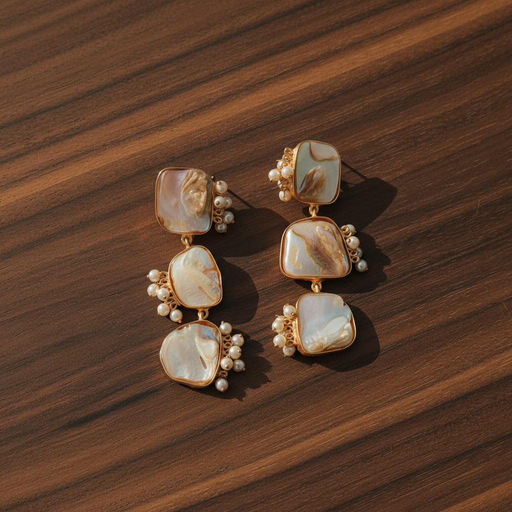 ARAMBOL PEARL DANGLER EARRINGS