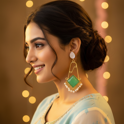 MINT AJITHA STONE EARRINGS