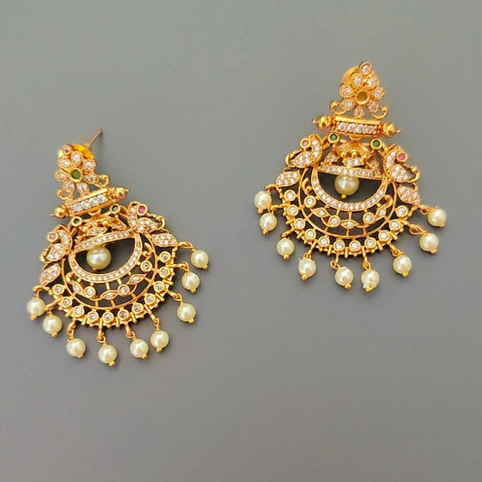 GOLDEN SANAYA ZIRCONIA EARRINGS