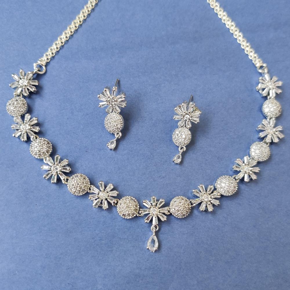 FATIMA AMERICAN DIAMOND JEWELLERY SET