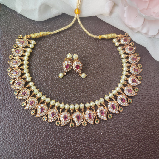 RUBY RISHVI JEWELLERY SET