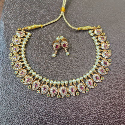 RUBY RISHVI JEWELLERY SET