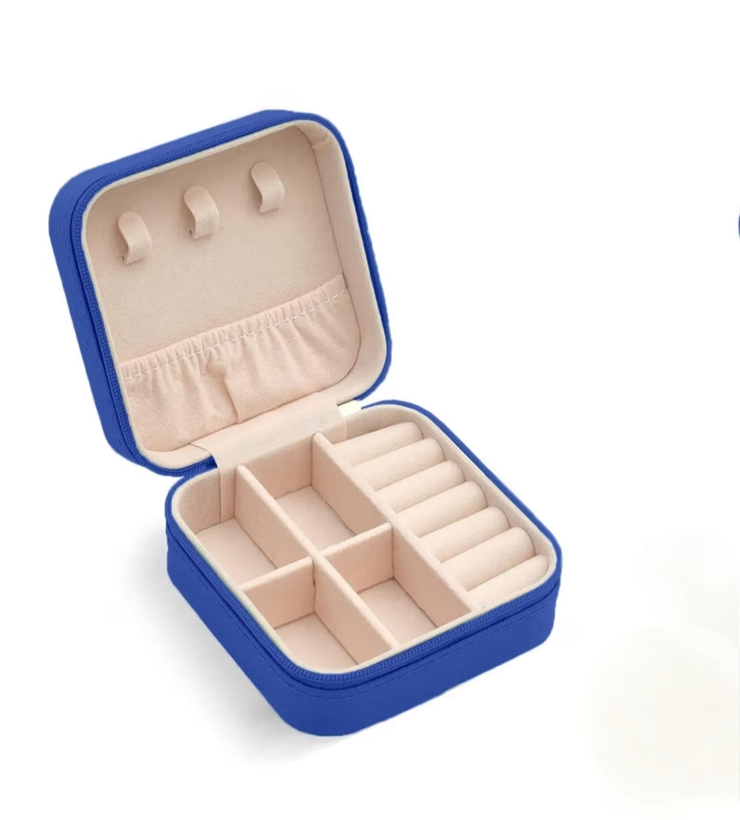 ROYAL BLUE TRAVEL JEWELLERY BOX