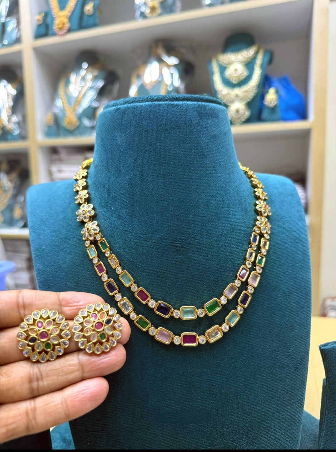 MULTICOLOR RANAMITHA JEWELLERY SET