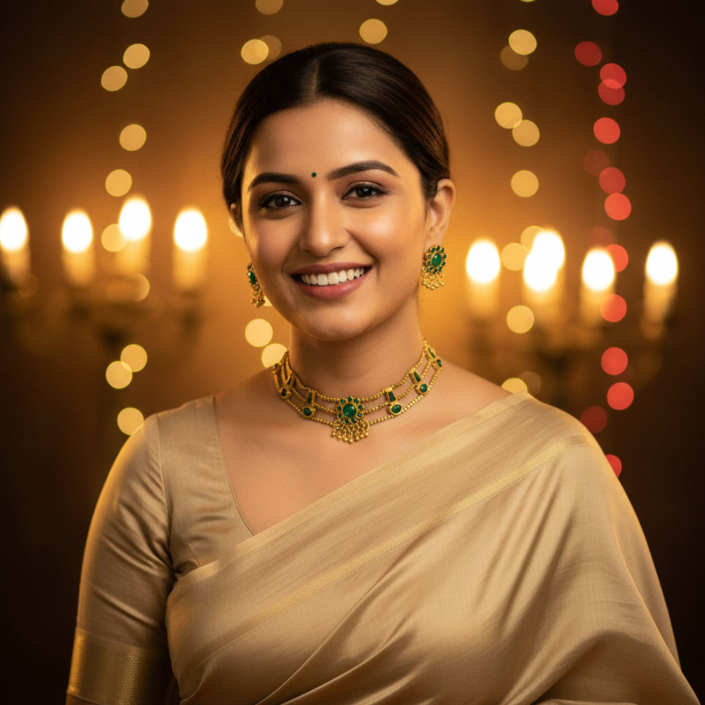 EMERALD PALAKA JEWELLERY SET