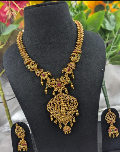 GOLDEN VARAHI TEMPLE JEWELLERY SET