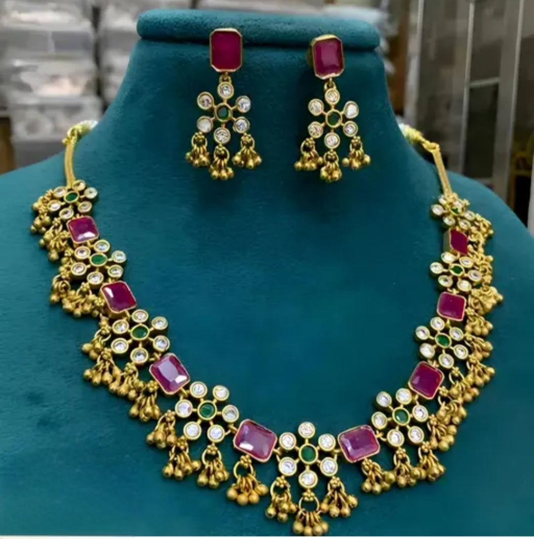 MULTICOLOR RISHIMA JEWELLERY SET