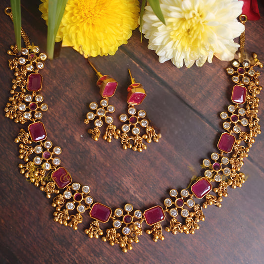 RUBY RISHIMA JEWELLERY SET