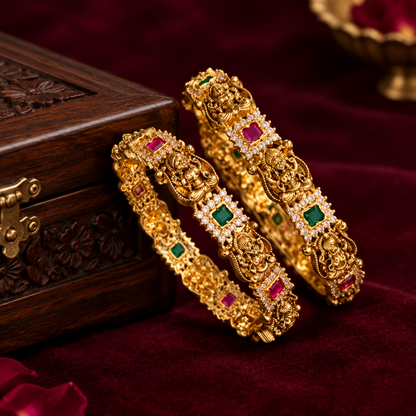 GOLDEN AMATA NAGAS BANGLES
