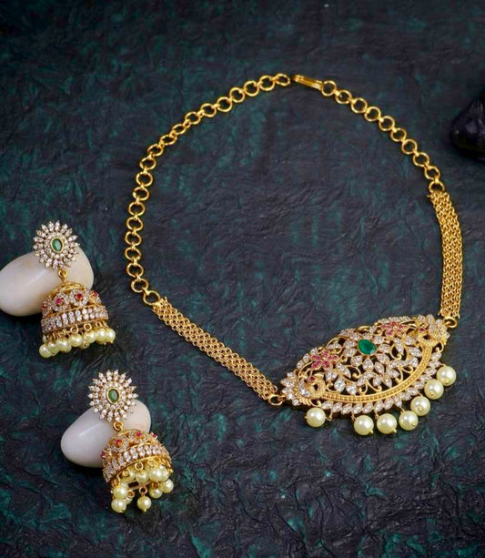 VASUTHA TEMPLE JEWELLERY SET