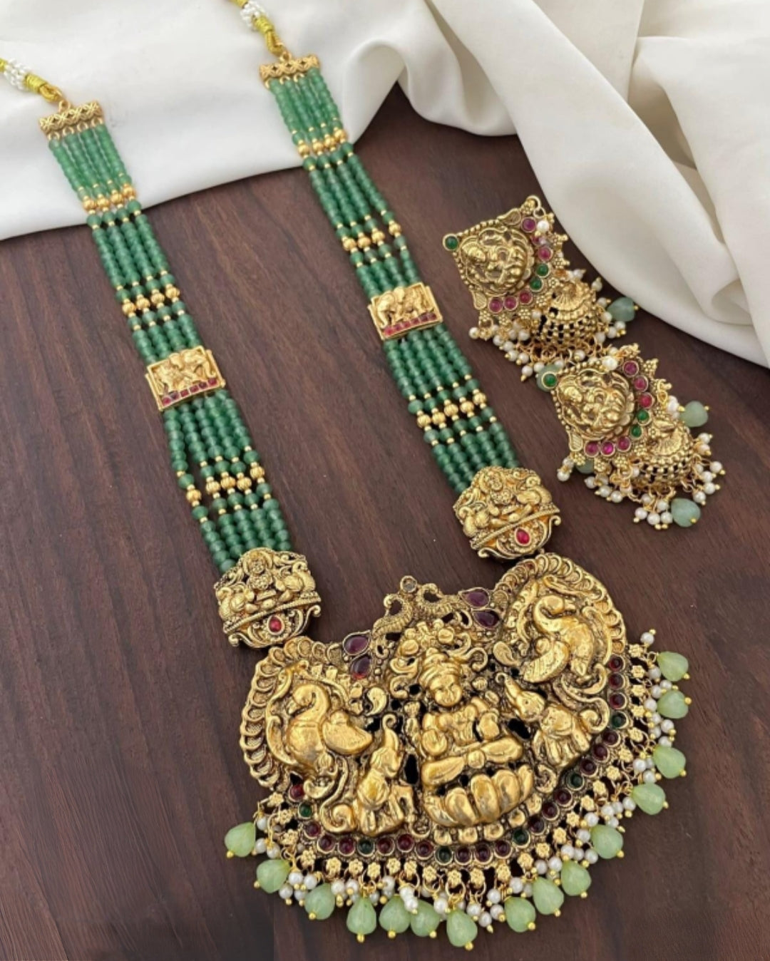 PREMIUM MINT AVANI LONG JEWELLERY SET