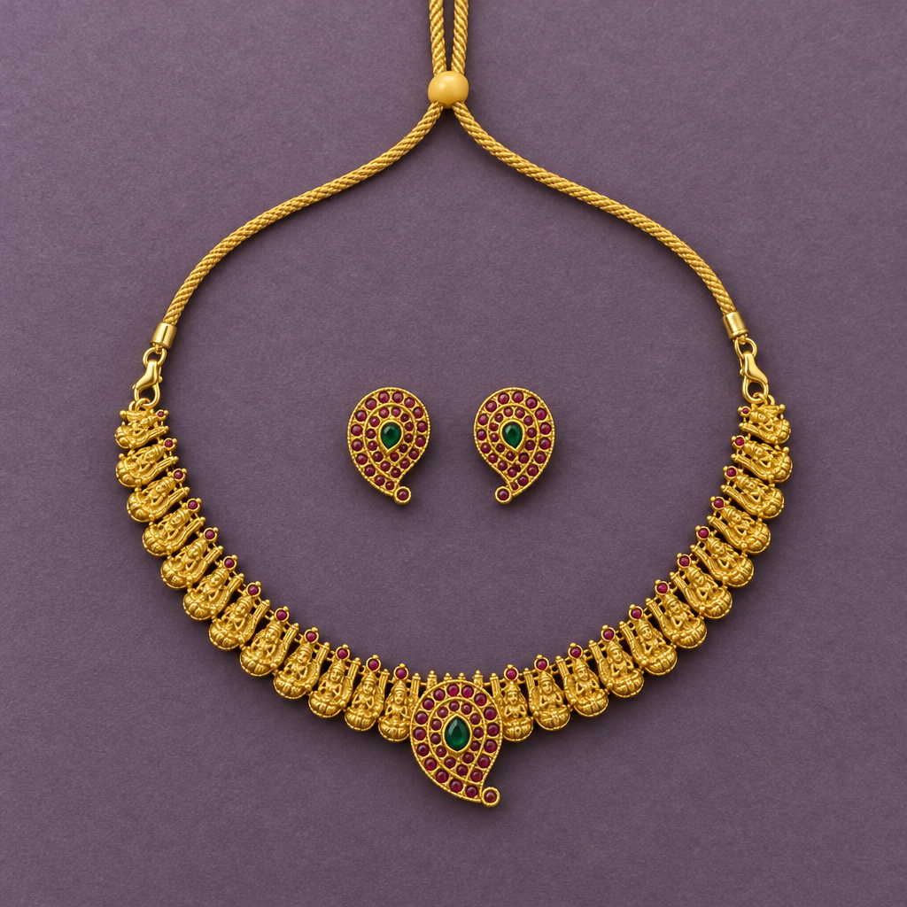 MULTICOLOR MAANGA JEWELLERY SET