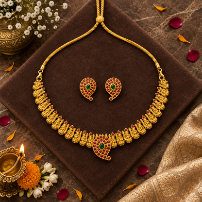 MULTICOLOR MAANGA JEWELLERY SET