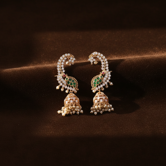 MULTICOLOR SINIHA EARCUFF EARRING