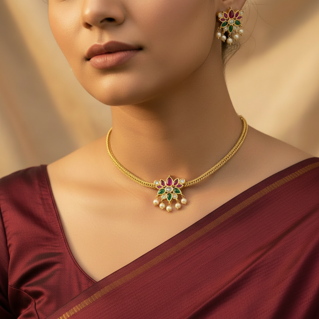 MULTICOLOR VAMIKA JEWELLERY SET