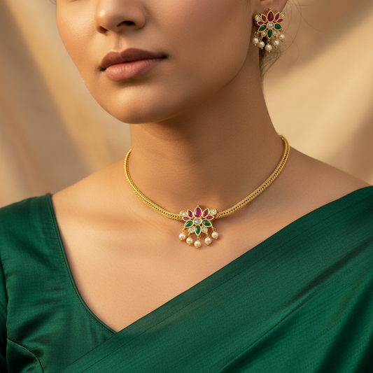 MULTICOLOR VAMIKA JEWELLERY SET