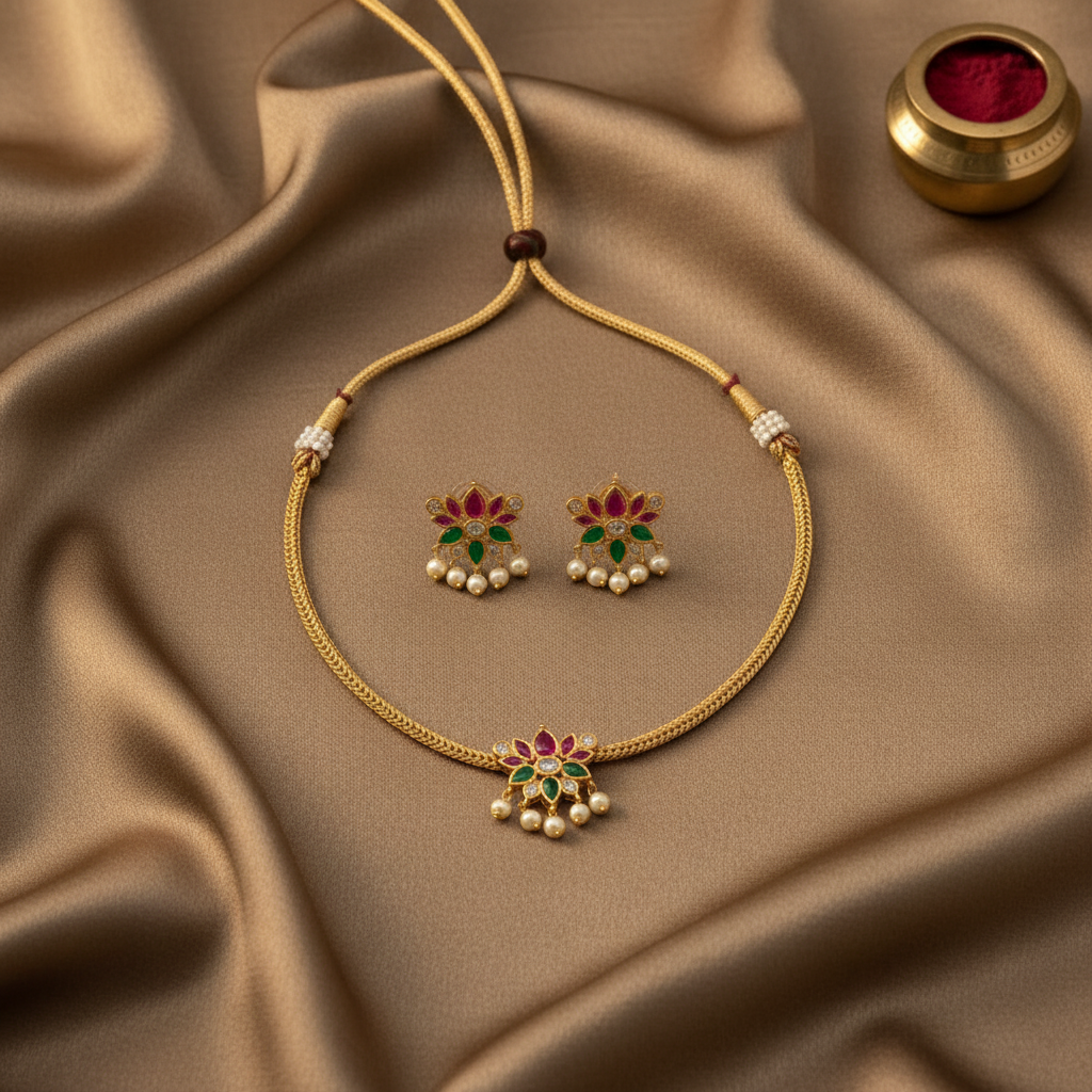 MULTICOLOR VAMIKA JEWELLERY SET