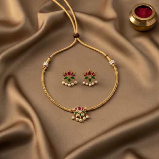 MULTICOLOR VAMIKA JEWELLERY SET