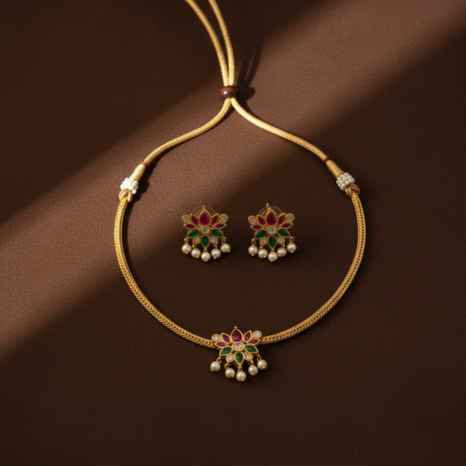 MULTICOLOR VAMIKA JEWELLERY SET