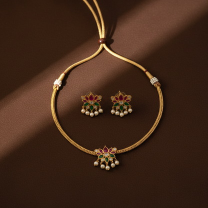 MULTICOLOR VAMIKA JEWELLERY SET
