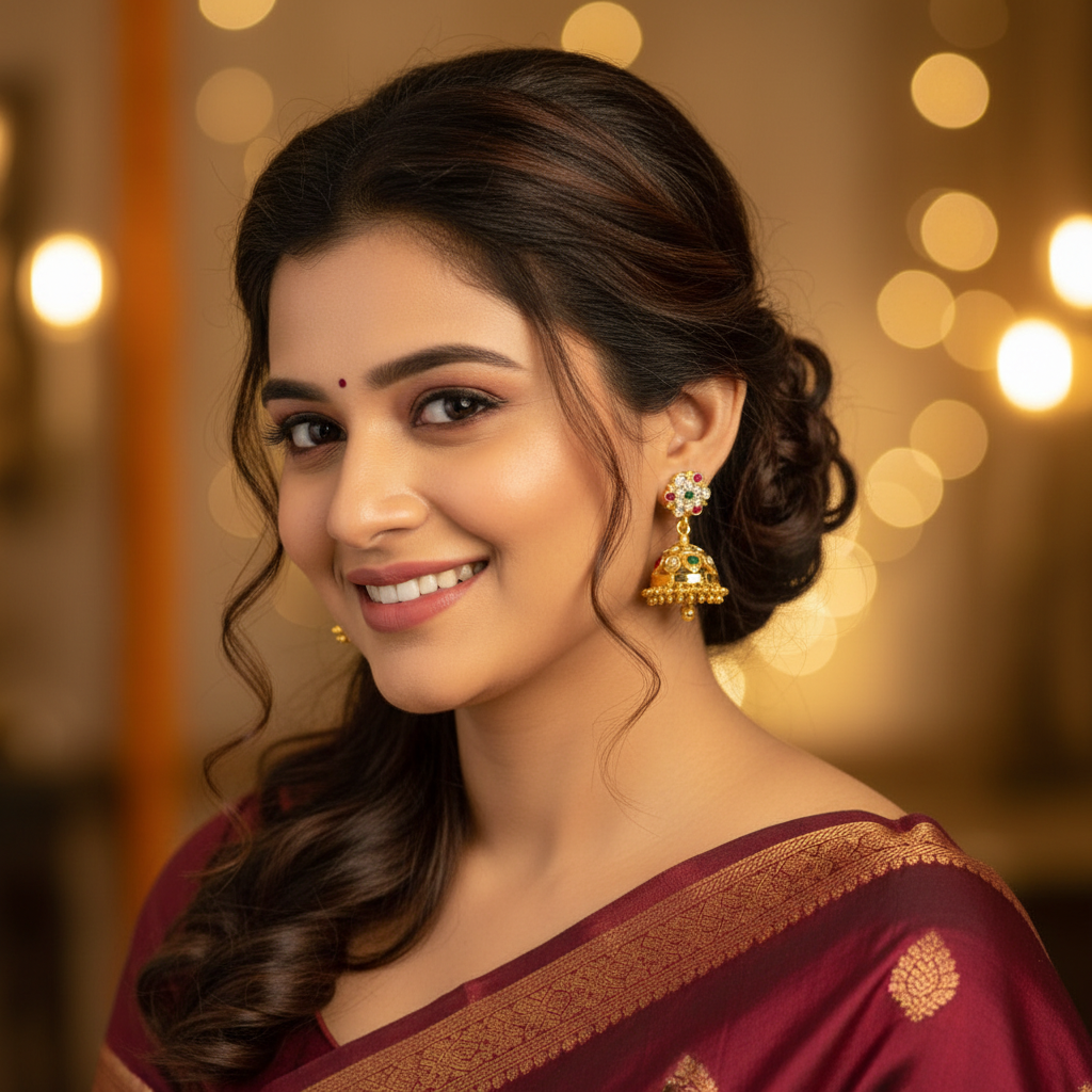 MULTICOLOR CLASSIC IMPON JHUMKI EARRING