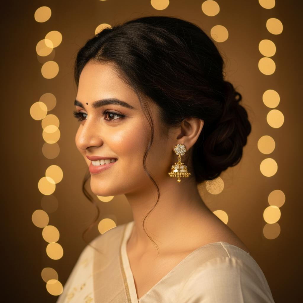 DIAMOND CLASSIC IMPON JHUMKI EARRINGS