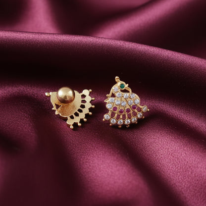 MULTICOLOR RAGINI IMPON JEWELLERY SET