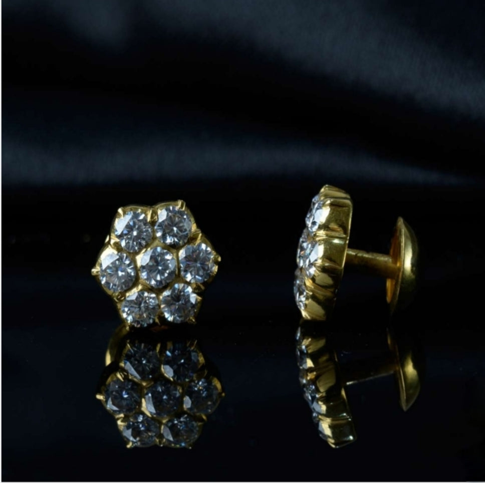 DIAMOND VIBHA STUD EARRINGS