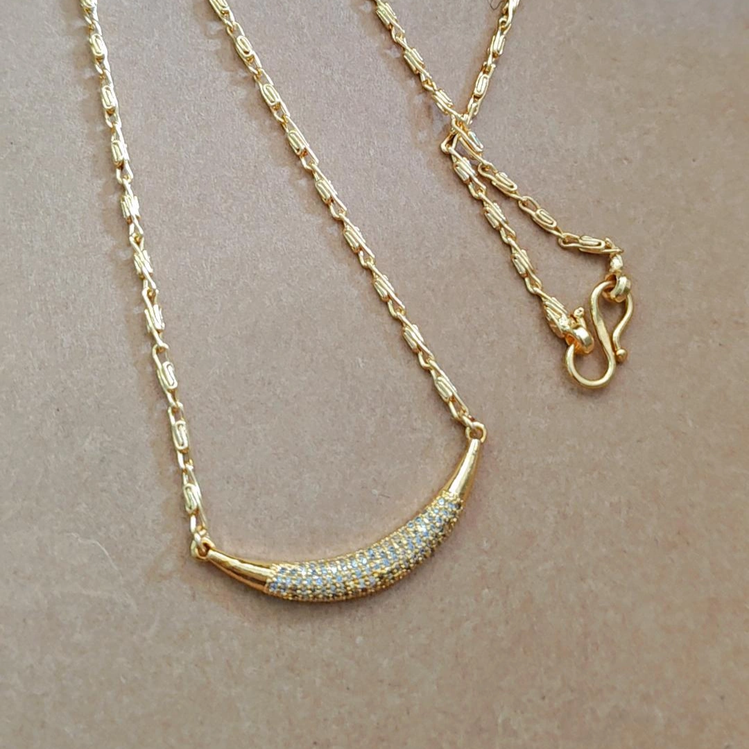 MICRO GOLD POLISH SRIJA SHORT CHAIN