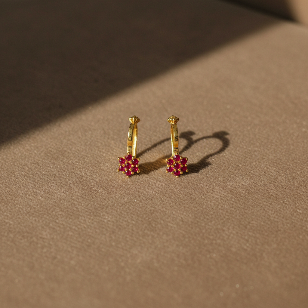 RUBY SHIMONA BUGADI  EARRINGS
