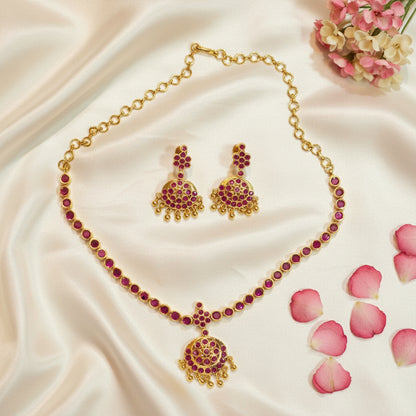 ORIGINAL RUBY SEEMA IMPON JEWELLERY SET