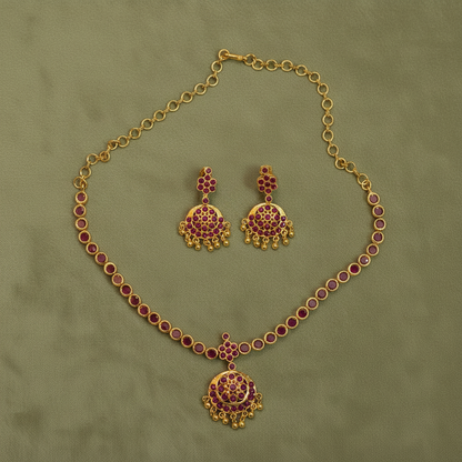 ORIGINAL RUBY SEEMA IMPON JEWELLERY SET