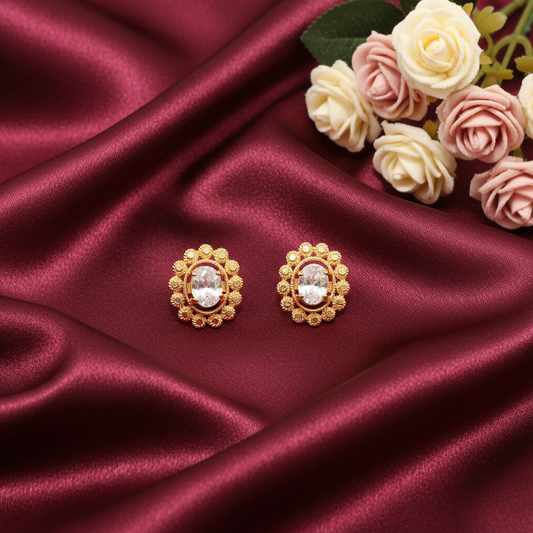 DIAMOND MANILA STUD EARRINGS