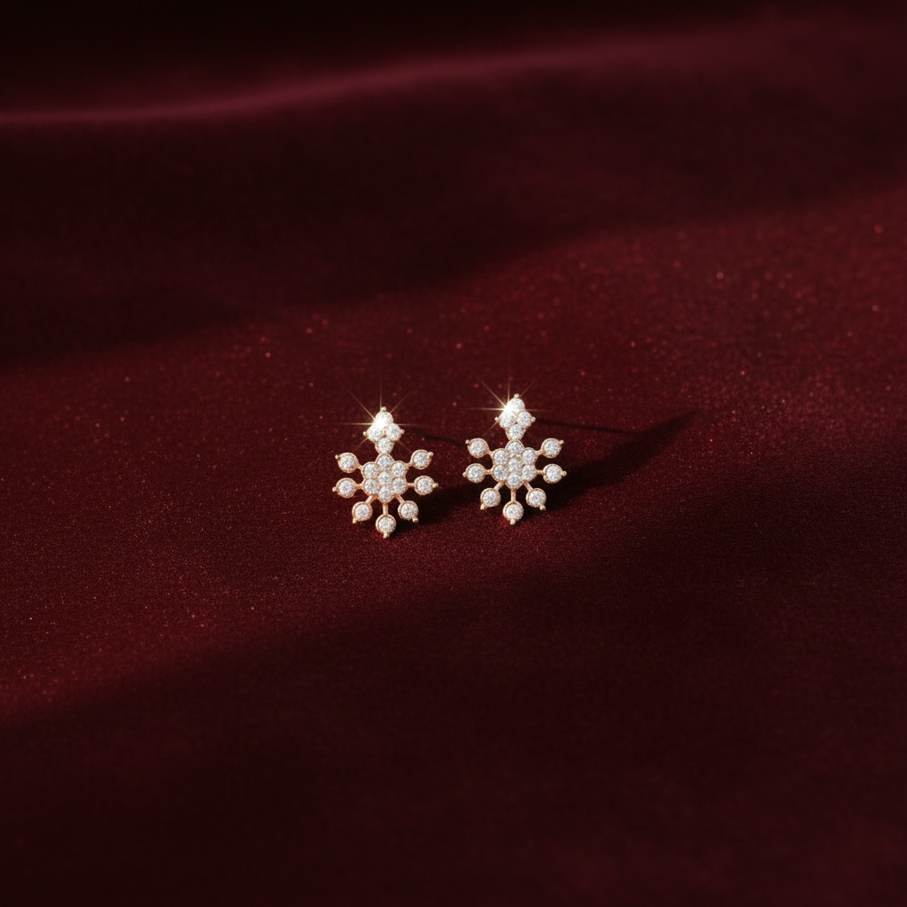 DIAMOND ALIMA STUD EARRINGS