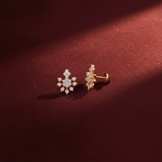 DIAMOND ALIMA STUD EARRINGS